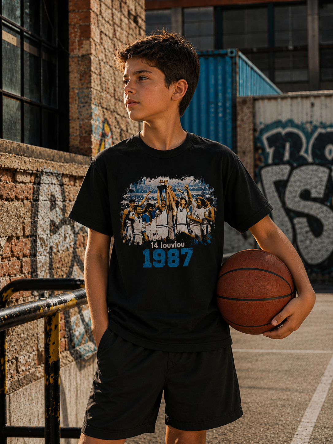 EUROBASKET 1987 —  Players Edition - Μαύρο Παιδικό
